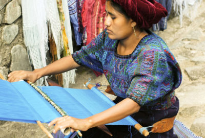 Handicrafts-Textiles-Making-a-huipil